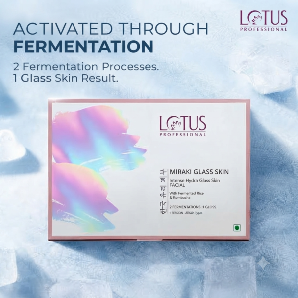 Lotus Miraki Glass Skin Facial Kit