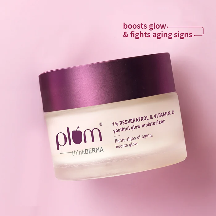 Plum 1% Resveratrol & Vitamin C Youthful Glow Moisturizer (50g)