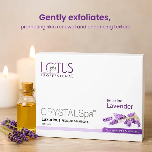 Lotus Crystal Spa Luxurious Pedicure and Manicure Kit (6 Session)