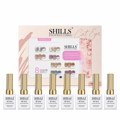 Shills 9D Silk Cat Eye Gel Polish Set (8pcs)