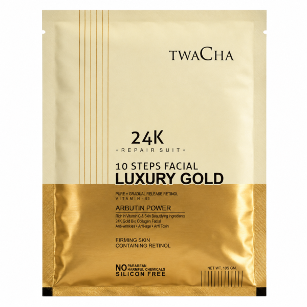 TwaCha 24K Luxury Gold Facial Kit (10 Step)