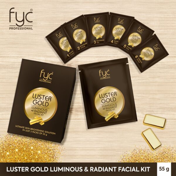 FYC Luster Gold Facial Kit (6 Step)