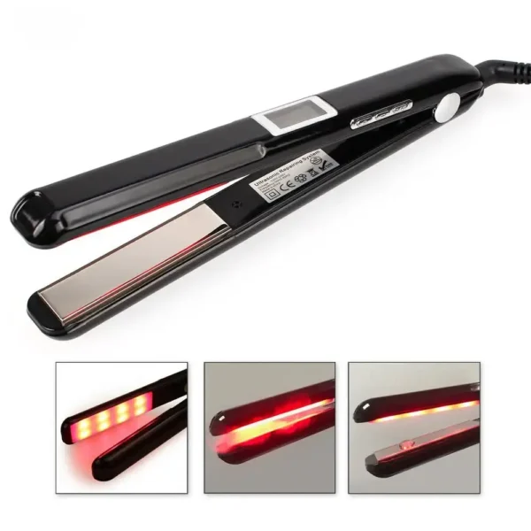 Ultrasonic Infrared Therapy Hair Straightener