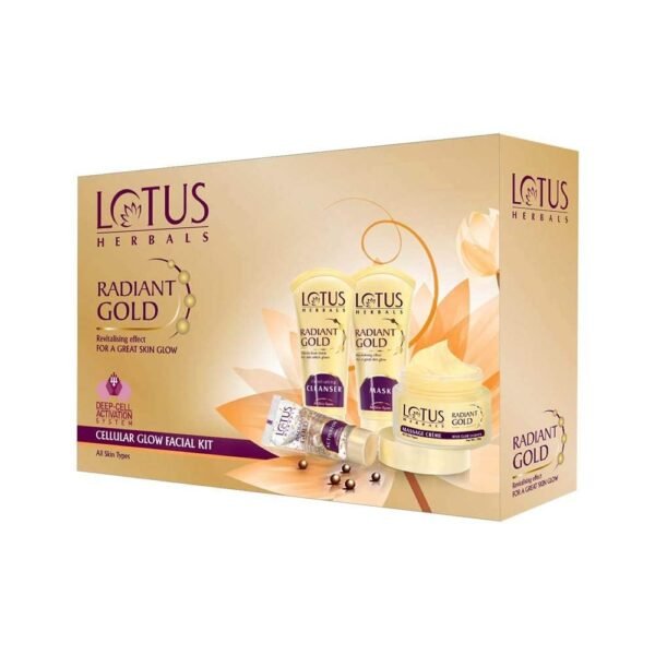 Lotus Radiant Gold Cellular Facial Kit (170gm)