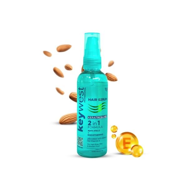 Keywest Shine & Gloss Hair Serum Anti-Frizz + Smoothening (100ml)
