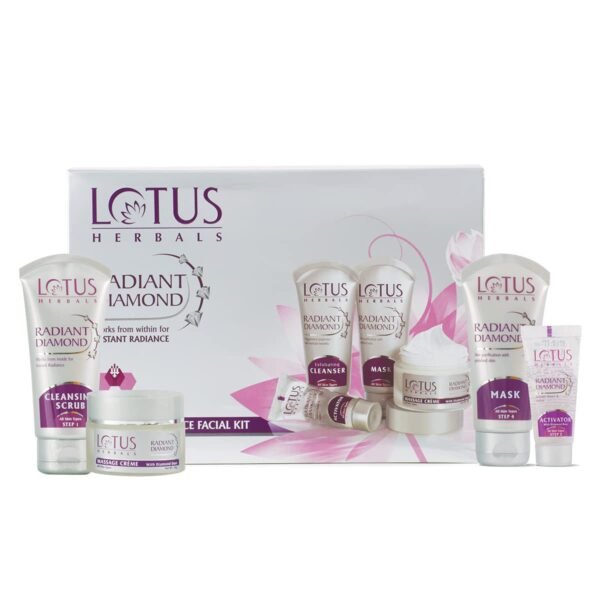 Lotus Radiant Diamond Cellular Radiance Facial Kit (170gm)