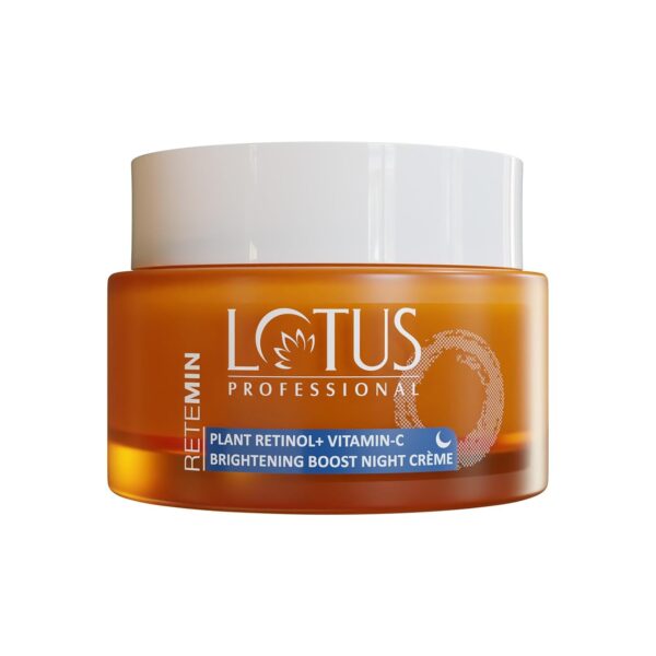Lotus Retemin Plant Retinol & Vitamin C Brightening Night Face Cream (50gm)