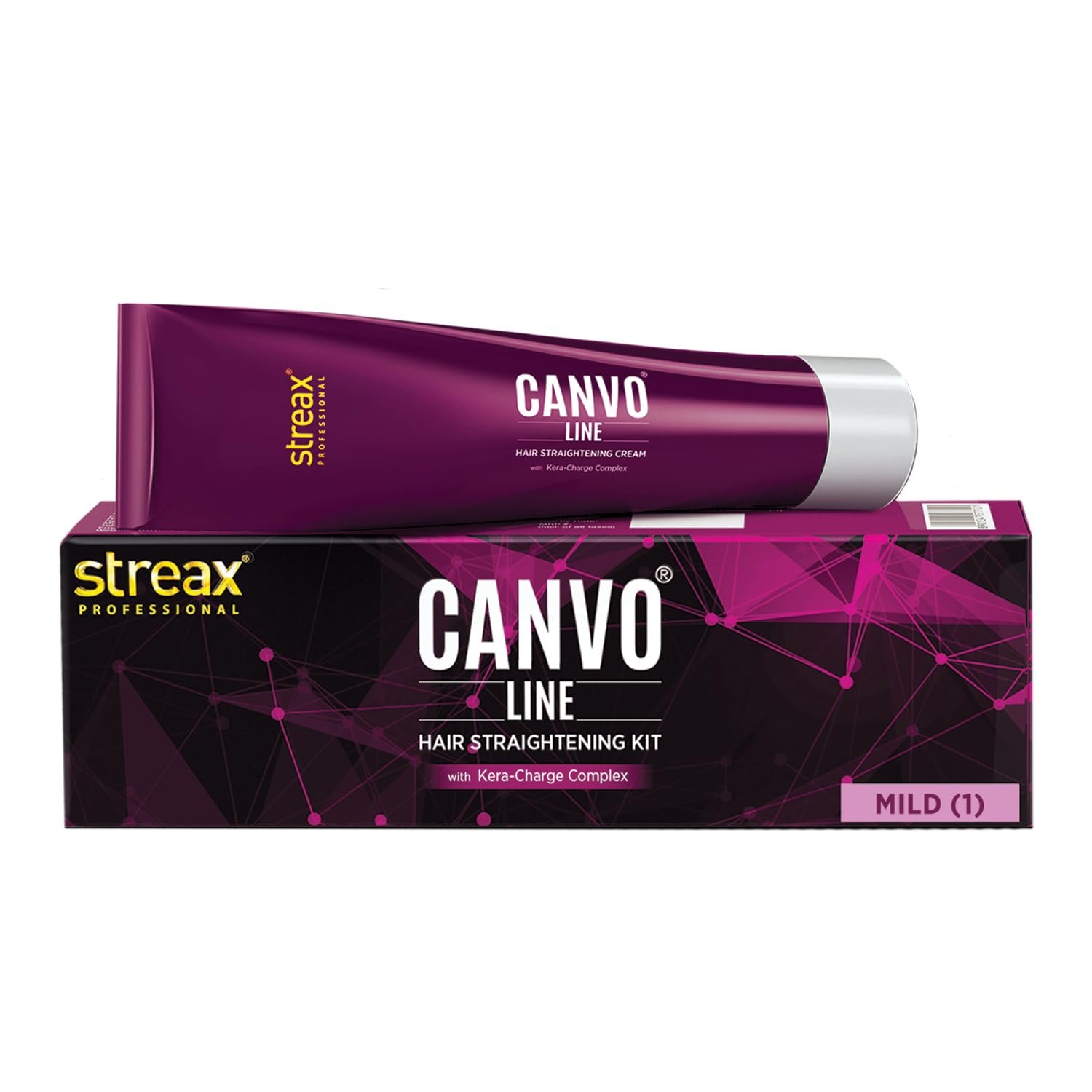 Streax Canvoline Hair Straightening Intense Kit (160gm)