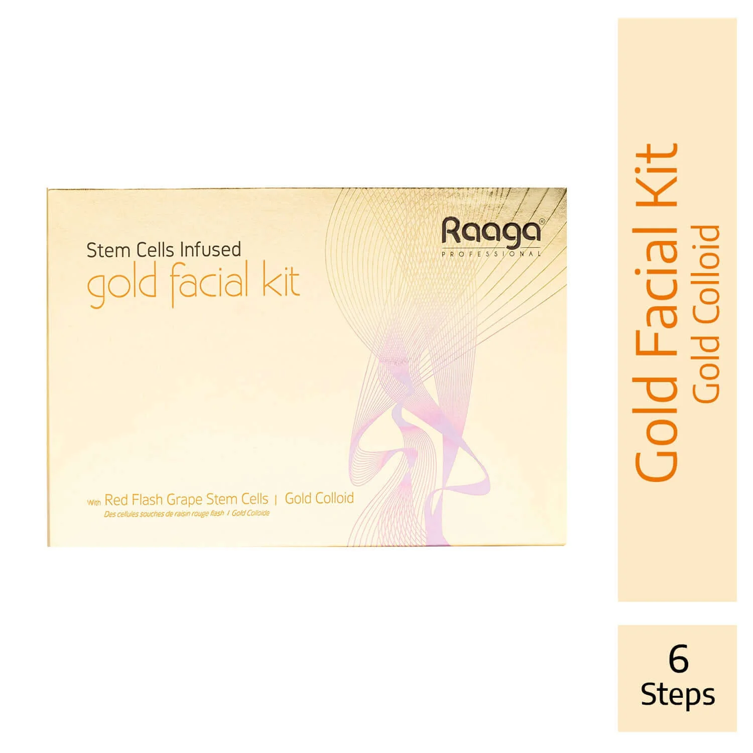 Raaga Stem Cell Infused Gold Facial Kit (6 Steps)