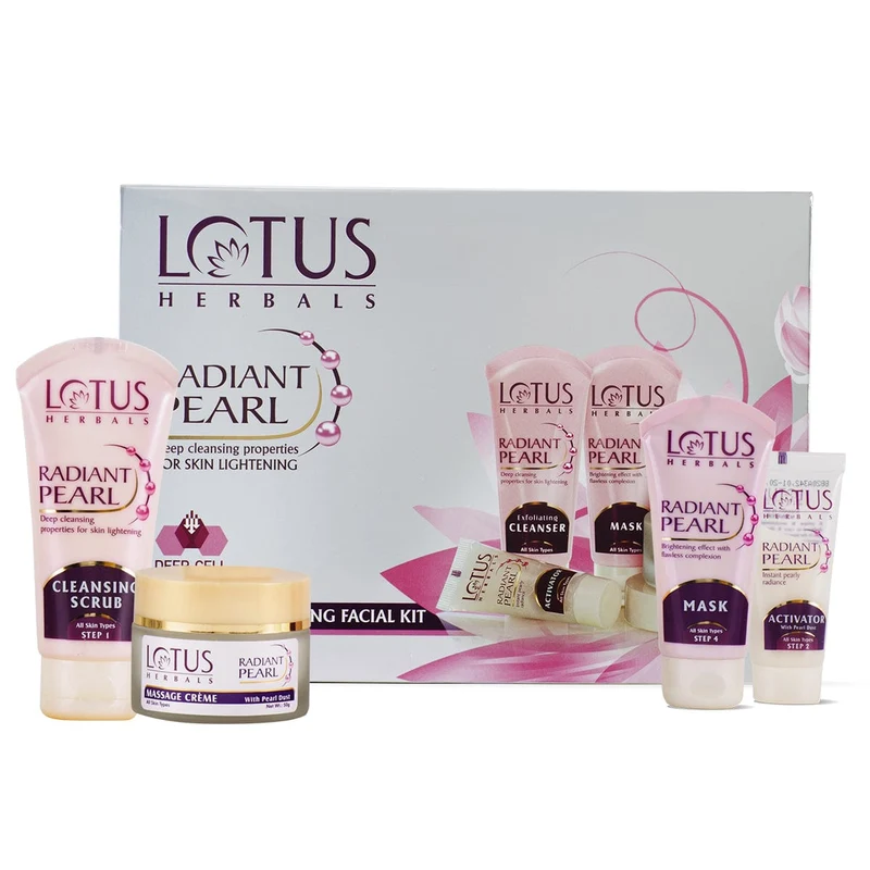Lotus Radiant Pearl Cellular Lightening Facial Kit (170gm)