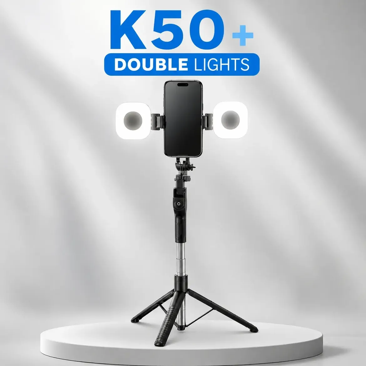K50+ Double Light Tripods Stand