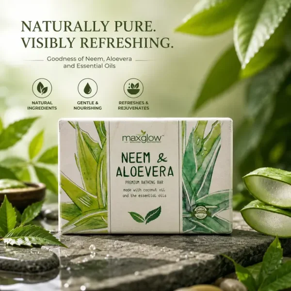 Maxglow Neem & Alovera Bathing Bar
