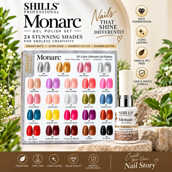 Shills Monarc Gel Polish Set (24pcs)