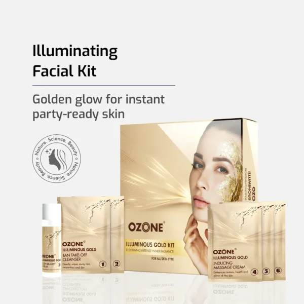Ozone Illuminous Gold Facial Kit (60gm)